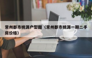 常州都市桃源户型图（常州都市桃源一期二手房价格）